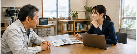 無料相談の様子